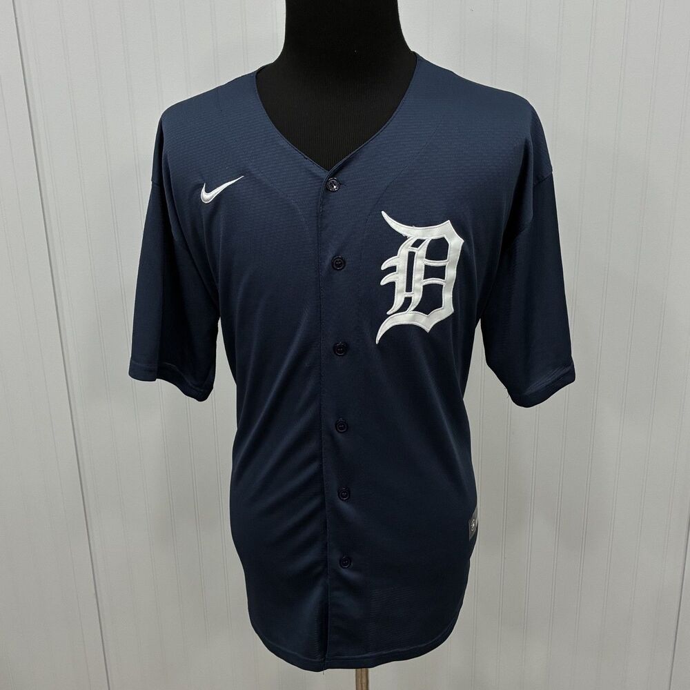 Nike Detroit Tigers Men's XXL Navy Alternate Jersey #23 Kirk Gibson MLB